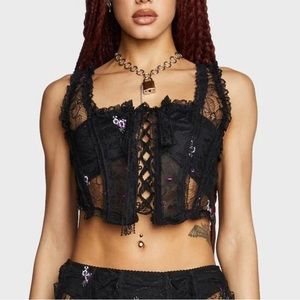 Lace corset